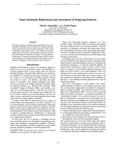 Semi-Automatic Refinement and Assessment of Subgroup Patterns