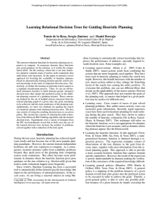 Learning Relational Decision Trees for Guiding Heuristic Planning