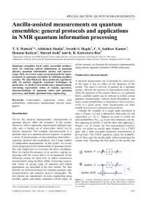 Ancilla-assisted measurements on quantum ensembles: general protocols and applications