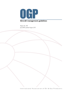 Aircraft management guidelines Report No. 390 July 2008, updated August 2013