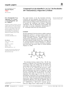 organic papers 1-Isopropyl-6,6,8a-trimethyl-1,3a,5,6,7,8a-hexahydro- 3 H-1-benzofuro[2,3-b]pyrrole-2,4-dione