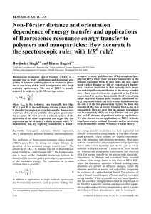 Non-Förster distance and orientation dependence of energy transfer and applications