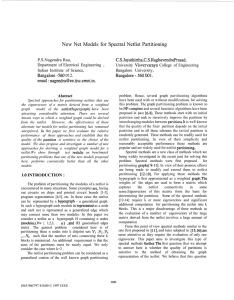 New Net Models for Spectral Netlist Partitioning