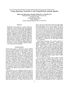 Using  Bayesian  Network  to  aid ... among  Agents