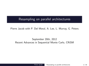 Resampling on parallel architectures