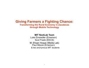 Giving Farmers a Fighting Chance: