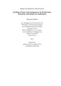 Cycling of iron and manganese in freshwater,