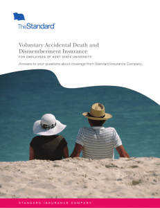 Voluntary Accidental Death and Dismemberment Insurance