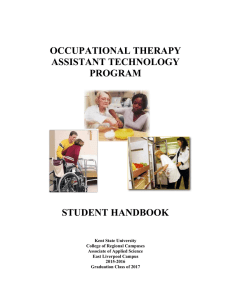 OCCUPATIONAL THERAPY ASSISTANT TECHNOLOGY PROGRAM