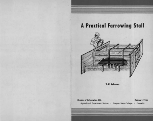mm A Practical Farrowing Stall T. K. Johnson