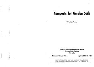 Composts for Garden Soils
