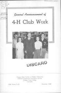 4-H Club Work 4u#iceme#d a? Qe#e4ai rL31-