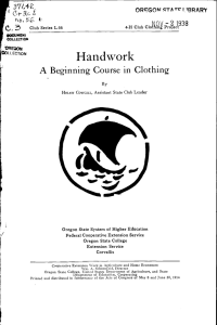 Handwork A Beginning Course in Clothing h, CloProec1t938