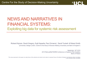 NEWS AND NARRATIVES IN FINANCIAL SYSTEMS: