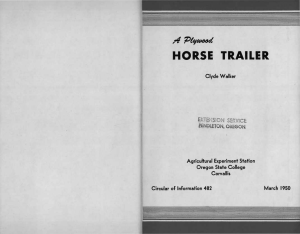 HORSE TRAILER