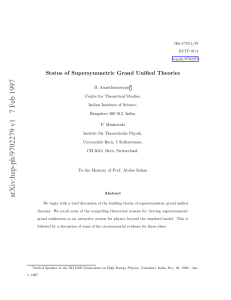 Status of Supersymmetric Grand Unified Theories