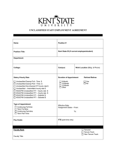 UNCLASSIFIED STAFF EMPLOYMENT AGREEMENT
