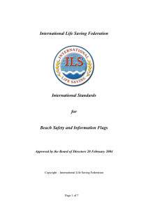 International Life Saving Federation International Standards  for