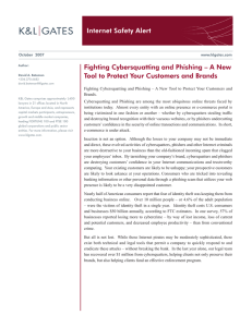 Internet Safety Alert Fighting Cybersquatting and Phishing – A New