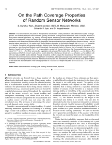 On the Path Coverage Properties of Random Sensor Networks