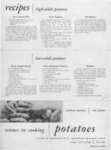 recipes high-solids potatoes