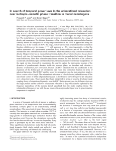 In search of temporal power laws in the orientational relaxation