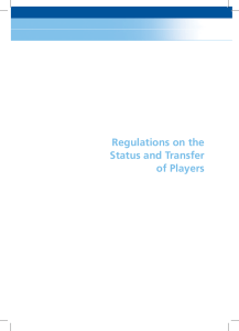 Regulations on the Status and Transfer of Players