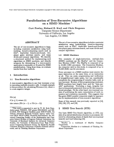 Parallelization of  Tree-Recursive Algorithms