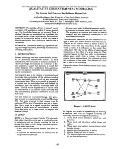 QUALITATIVE COMPARTMENTAL  MODELLING