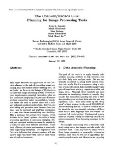 The Link: Planning  for  Image  Processing Tasks