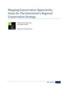 Mapping Conservation Opportunity Areas for The Intertwine’s Regional Conservation Strategy