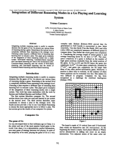 Integration  of  Different  Reasoning Modes in ... System