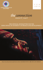 the connection volume III    issue V F E B