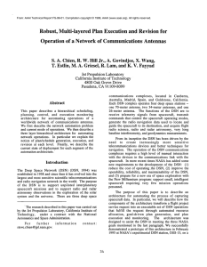 Robust,  Multi-layered  Plan  Execution  and Revision ... Operation  of  a  Network  of ...