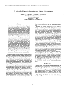 A  Model  of  Speech  Repairs ...