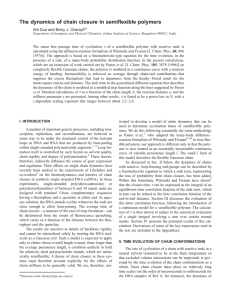 The dynamics of chain closure in semiflexible polymers ␶