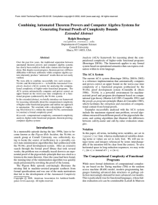 Combining Automated Theorem Provers and Computer Algebra Systems for