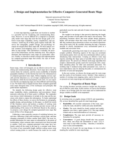 A Design and Implementation for Effective Computer-Generated Route Maps