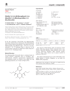 Diethyl 4-(2,4-dichlorophenyl)-2,6- Experimental