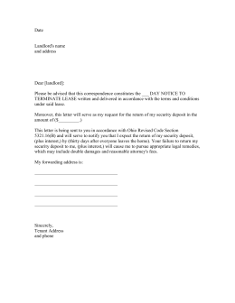 Large Deposit Explanation Letter