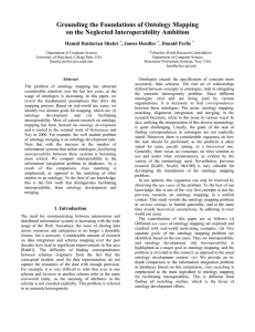 Grounding the Foundations of Ontology Mapping on the Neglected Interoperability Ambition