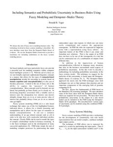 Including Semantics and Probabilistic Uncertainty in Business Rules Using