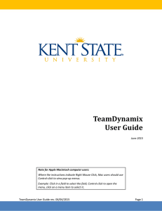 TeamDynamix User Guide