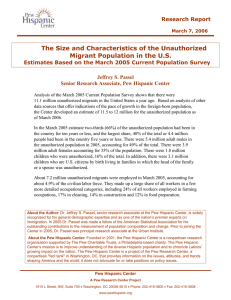 The Size and Characteristics of the Unauthorized