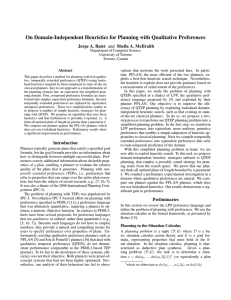 On Domain-Independent Heuristics for Planning with Qualitative Preferences