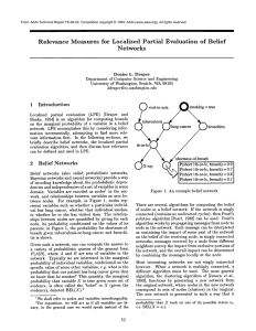 Relevance  Measures  for  Localized Partial Networks