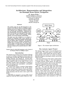 Architecture, Representation and  Integration: