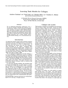 Learning  Task  Models  for  Collagen