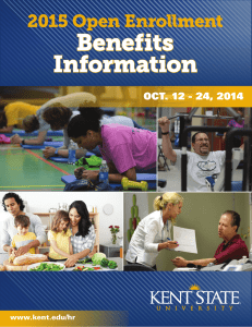 Benefits Information 2015 Open Enrollment