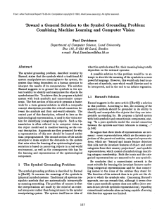 Toward a  General  Solution  to  the ... Combining  Machine  Learning  and  Computer ...